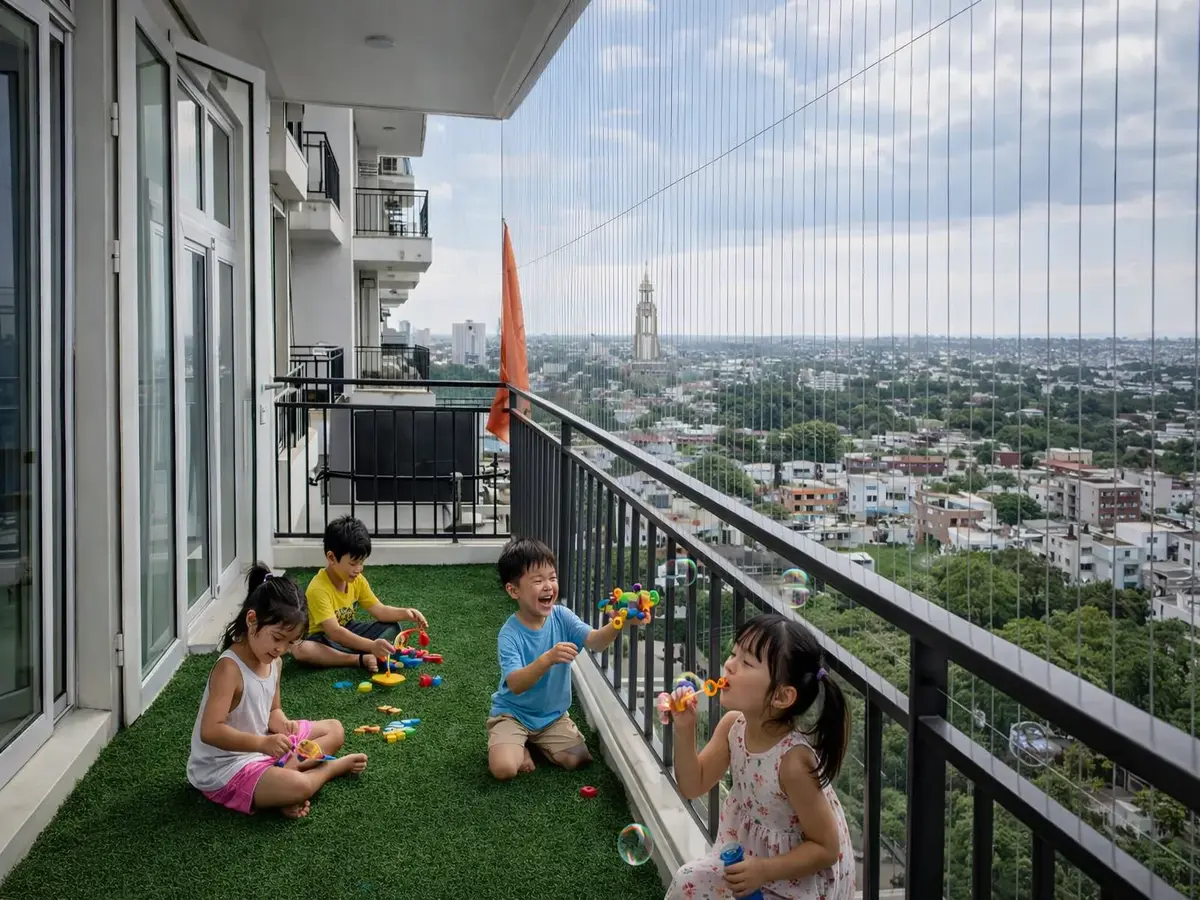 children safety Invisible grills near me in Erramanzil Hyderabad children safety Invisible grill installation near me Erramanzil