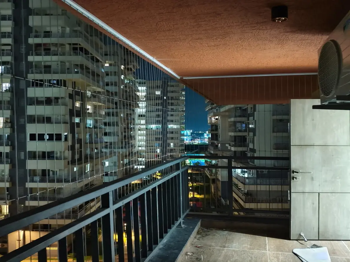 Anti bird Invisible grills near me in Hitech City Anti Bird Invisible grill installation in Hitech City